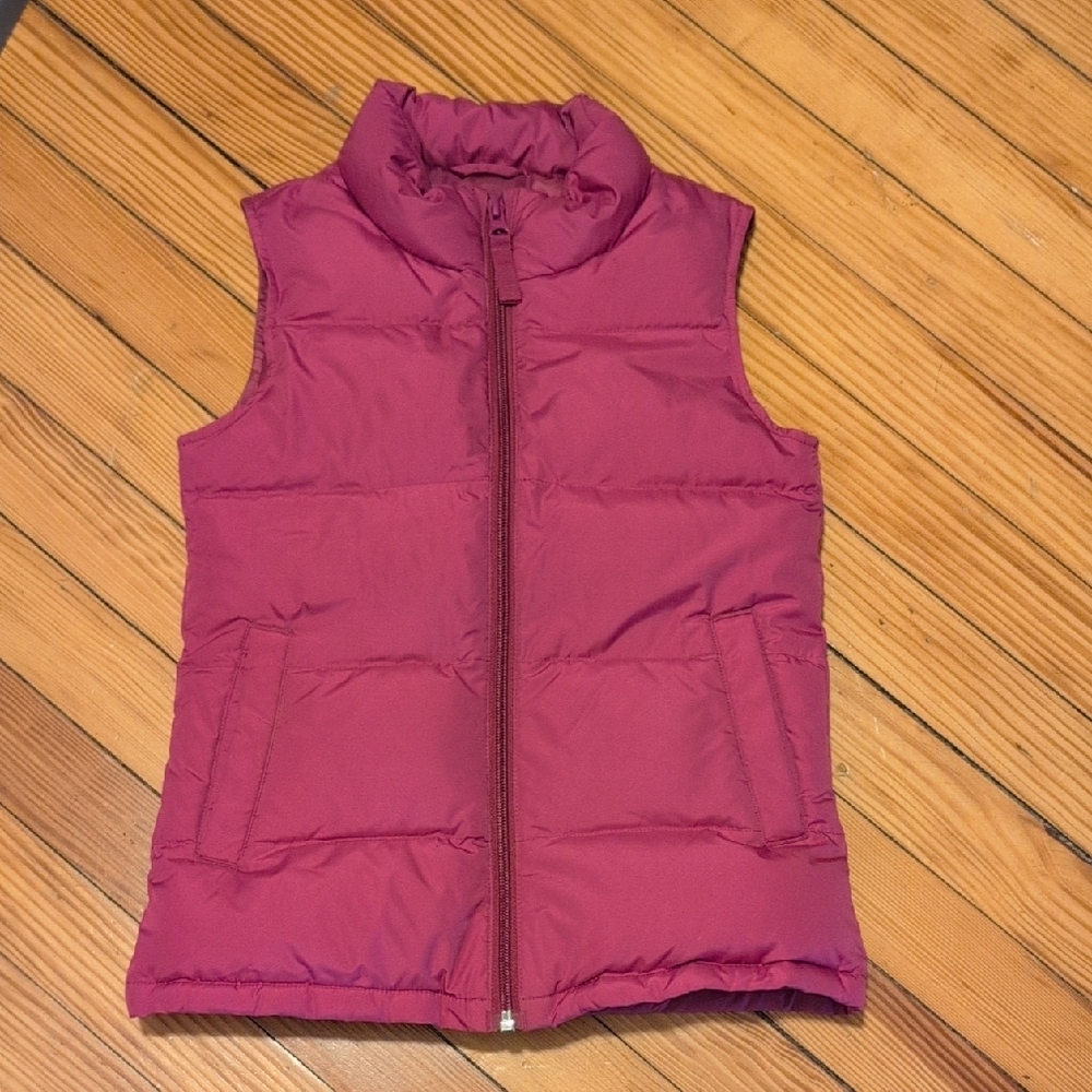Lands' End Kids Berry Puffer Vest 5 / 6